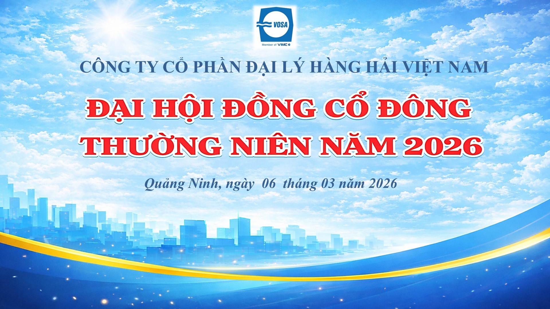 VOSA CORPORATION TỔ CHỨC THÀNH CÔNG ĐẠI HỘI ĐỒNG CỔ ĐÔNG THƯỜNG NIÊN 2026 VÀ HỘI NGHỊ ĐẠI BIỂU NGƯỜI LAO ĐỘNG NĂM 2026  TẠI QUẢNG NINH