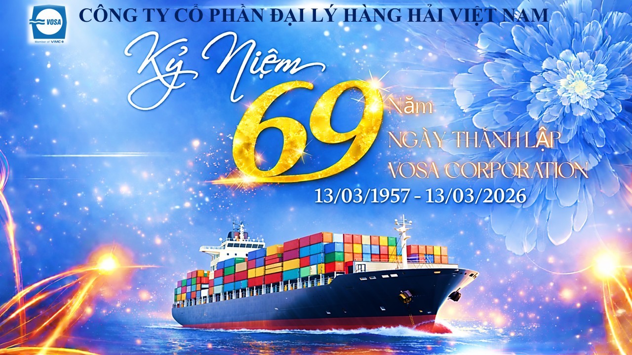 KỶ NIỆM 69 NĂM HÌNH THÀNH VÀ PHÁT TRIỂN CỦA VOSA (13/03/1957 – 13/03/2026)