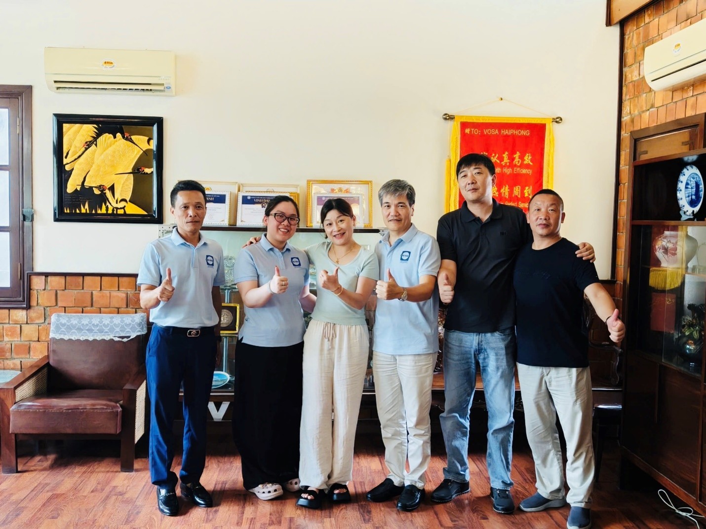 VOSA HẢI PHÒNG ĐÓN TIẾP VÀ LÀM VIỆC VỚI ĐỐI TÁC HÀNG HẢI TRUNG QUỐC